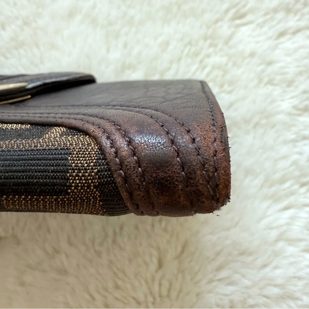 Fendi unisex vintage long wallet Authentic